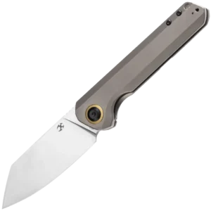 Kansept Bulldozer Bronze Anodized Titanium Handle (3.56" CPM-20CV Blade)