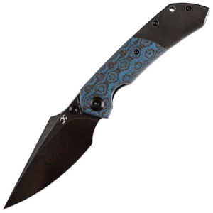 Kansept Fenrir - Rose Pattern Carbon Fiber & Titanium Handle