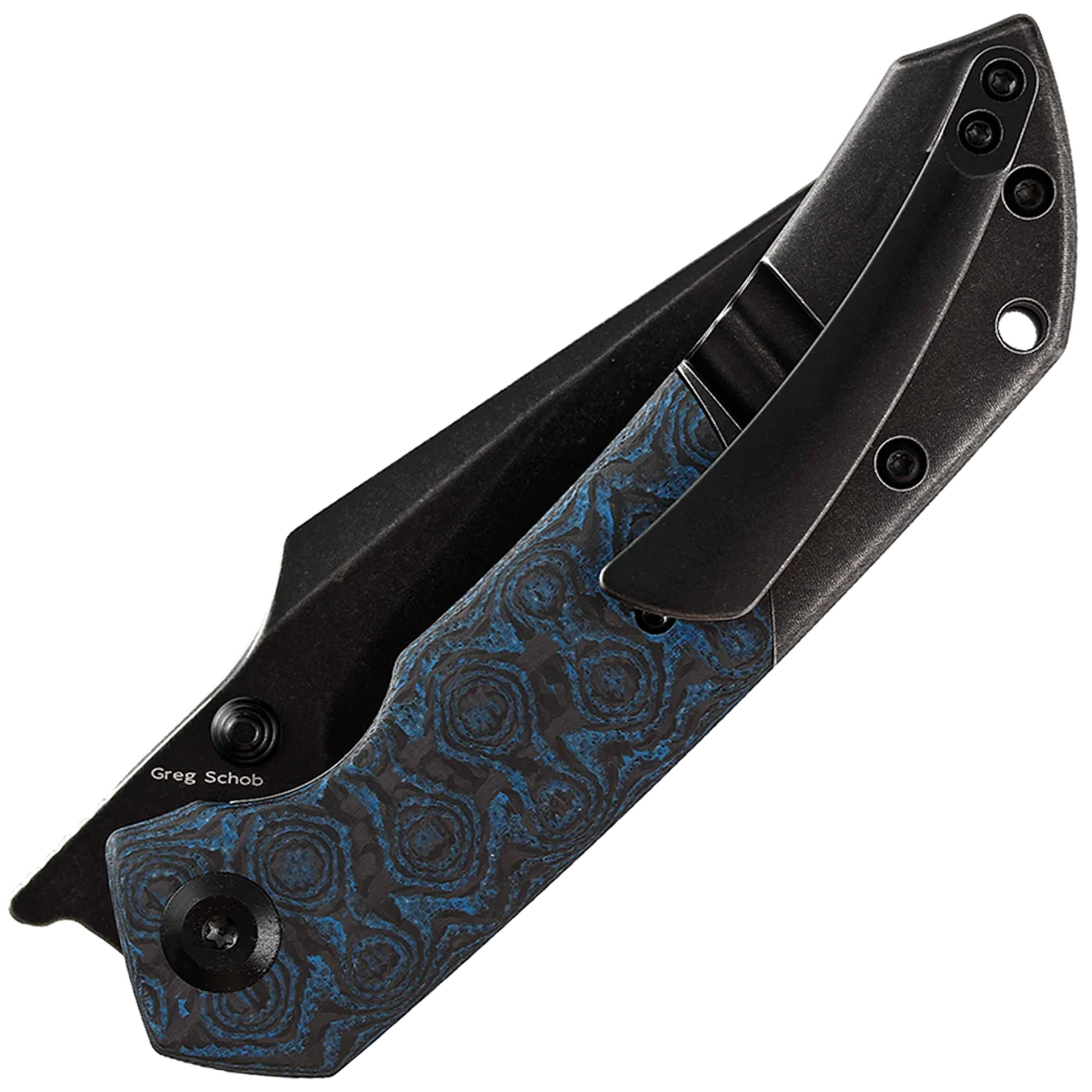 Kansept Fenrir - Rose Pattern Carbon Fiber & Titanium Handle - Image 2