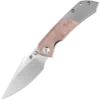 Kansept Fenrir - Brown Micarta & Titanium Handle