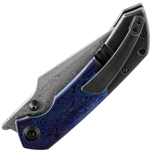 Alternative view of Kansept Fenrir - 3.48'' Damascus/Timascus