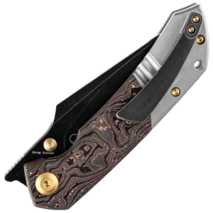 Alternative view of Kansept Fenrir - Copper Carbon Fiber & Titanium Handle