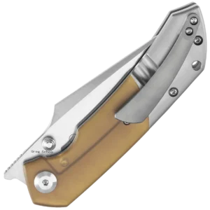 Alternative view of Kansept Fenrir - Titanium & Amber PEI/Ultem Handle