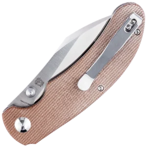 Alternative view of Kansept Nesstreet - Brown Micarta Handle (3.58'' CPM-S35VN Blade)