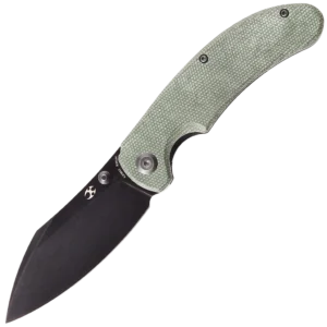 Kansept Nesstreet - Green Micarta Handle (3.58'' CPM-S35VN Blade)