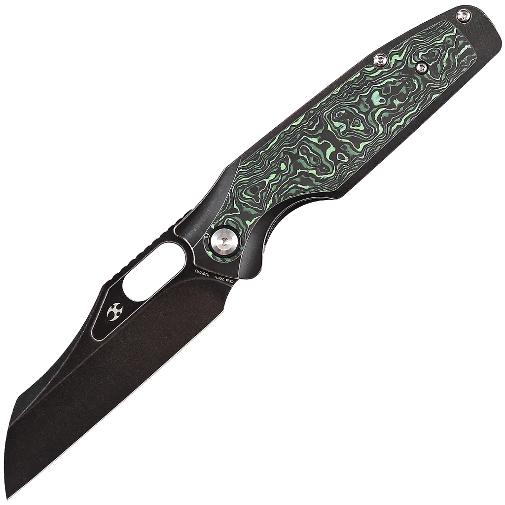 Kansept Tuckamore - Green Carbon Fiber Handle