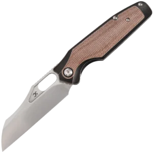 Kansept Tuckamore - Titanium & Brown Micarta Handle