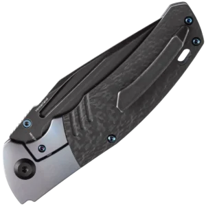 Alternative view of Kansept Hinterland - Blue Titanium/Twill Carbon Fiber Handle