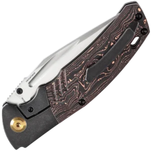 Alternative view of Kansept Hinterland - Titanium/Copper Carbon Fiber Handle