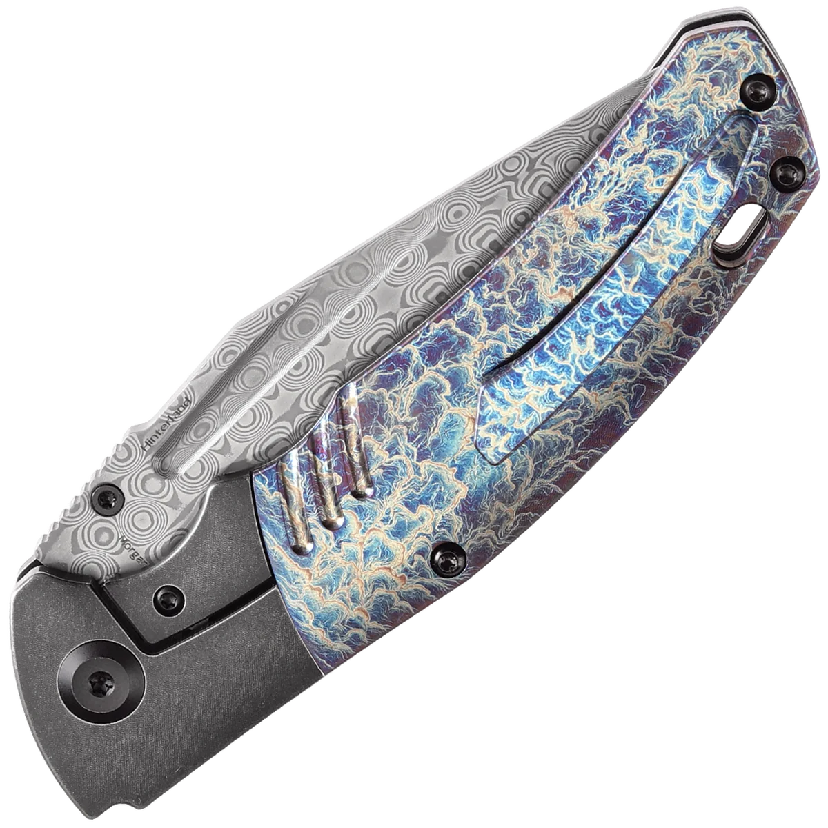 Kansept Hinterland - Damascus/Lightning Strike Handle - Image 2