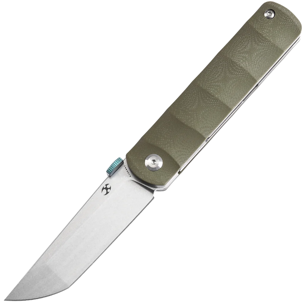 Kansept BTF Folding Knife - Green G-10