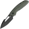 Kansept Link - Green Micarta & Blackwash Titanium Handle