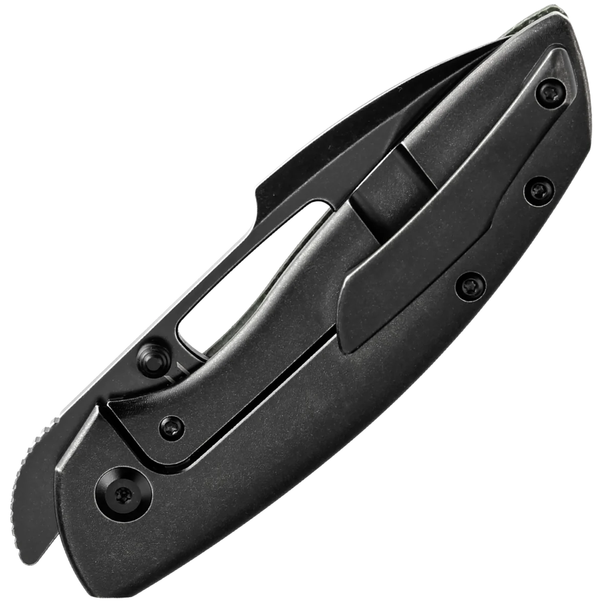 Kansept Link - Green Micarta & Blackwash Titanium Handle - Image 2