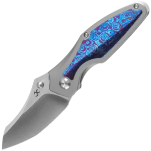 Kansept Baba Yaga - Titanium & Timascus Handle