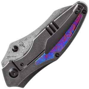 Alternative view of Kansept Baba Yaga - Damscus with Timascus Inlay Handle