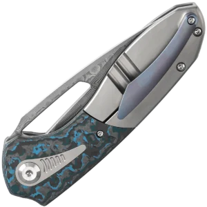 Alternative view of Kansept Thoth - Damascus/Arctic Storm Fatcarbon Handle