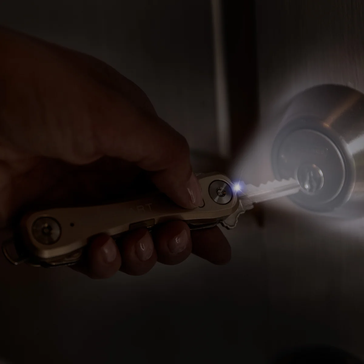 KeySmart Pro | Compact Key Holder with Tile Smart Location (Up to 10 Keys, Gold) - Image 5