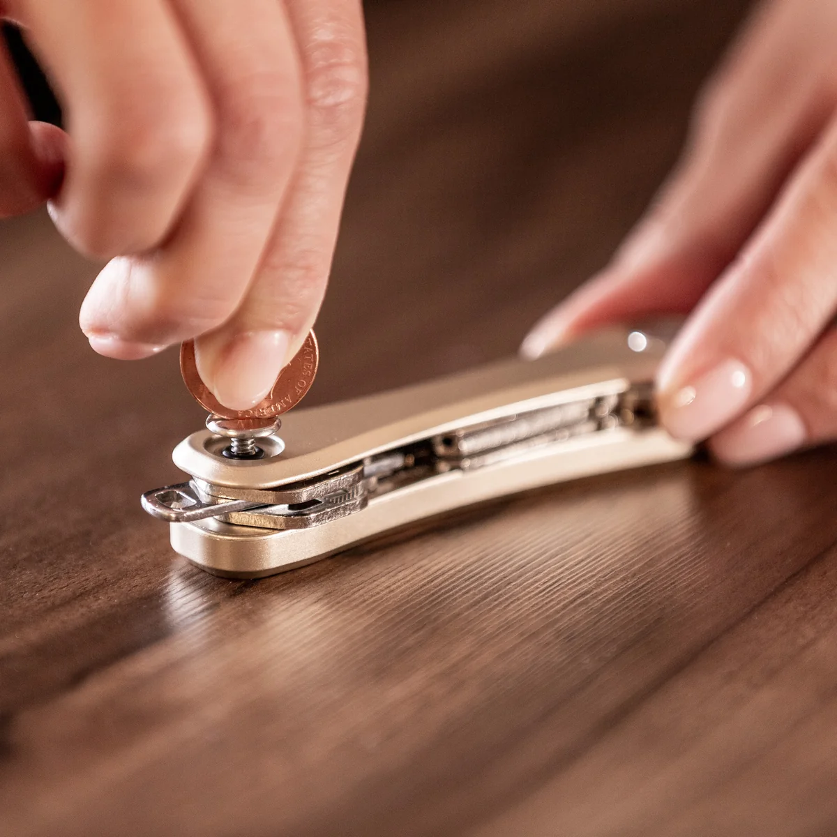 KeySmart Pro | Compact Key Holder with Tile Smart Location (Up to 10 Keys, Gold) - Image 6