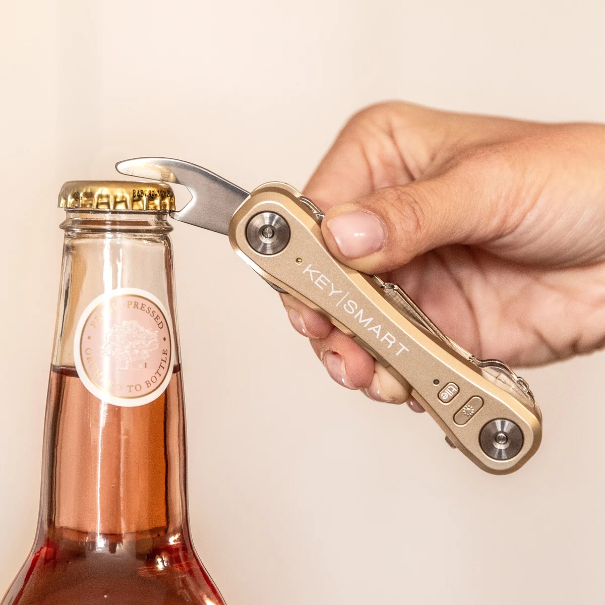 KeySmart Pro | Compact Key Holder with Tile Smart Location (Up to 10 Keys, Gold) - Image 7