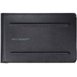 KeySmart Urban Passport Wallet (Black EXT / Red INT)