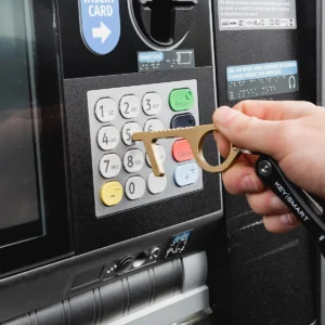 Alternative view of KeySmart CleanKey Antimicrobial Hand Tool Keychain