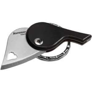 lionSTEEL LionBeat Heart Pendant Blade - Ebony Wood