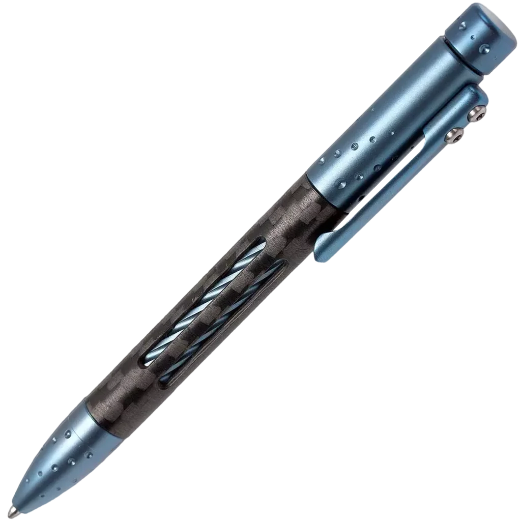 lionSTEEL Nyala Pen - Carbon Fibre / Blue Matte