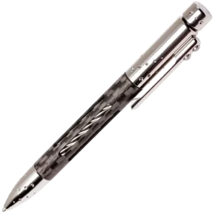 lionSTEEL Nyala Pen - Carbon Fibre / Silver