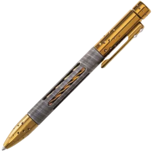 lionSTEEL Nyala Pen - Twist Damascus / Bronze