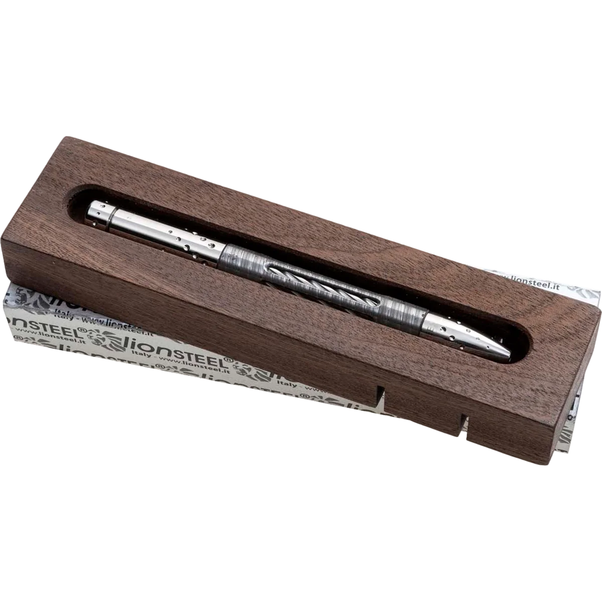 lionSTEEL Nyala Pen - Twist Damascus / Grey - Image 2