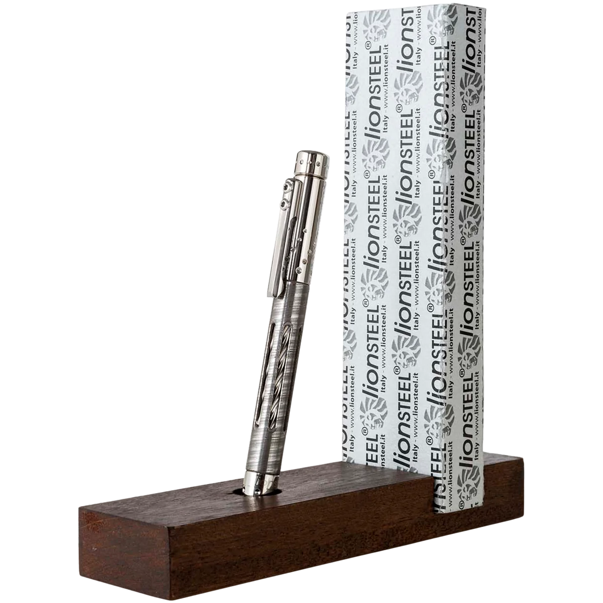 lionSTEEL Nyala Pen - Twist Damascus / Grey - Image 3