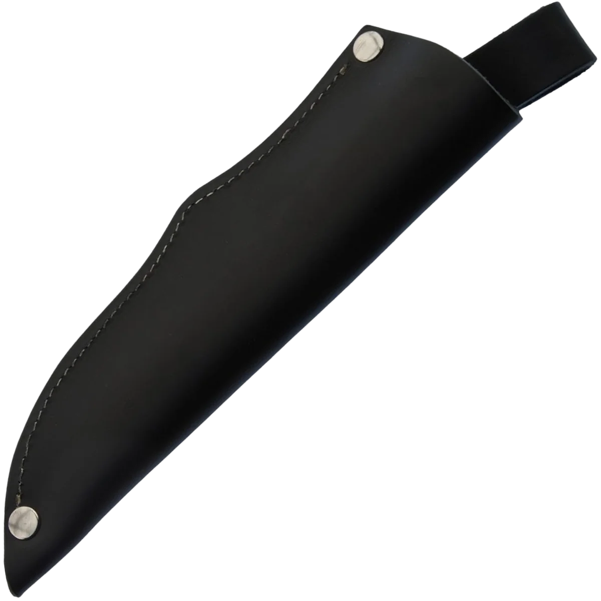 ZA-PAS Modern Pukko XS, X50CrMoV15, Ash Wood Handle & Black Leather Sheath - Image 2