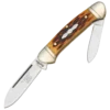 Rough Ryder Mini Canoe Amber Jigged Bone