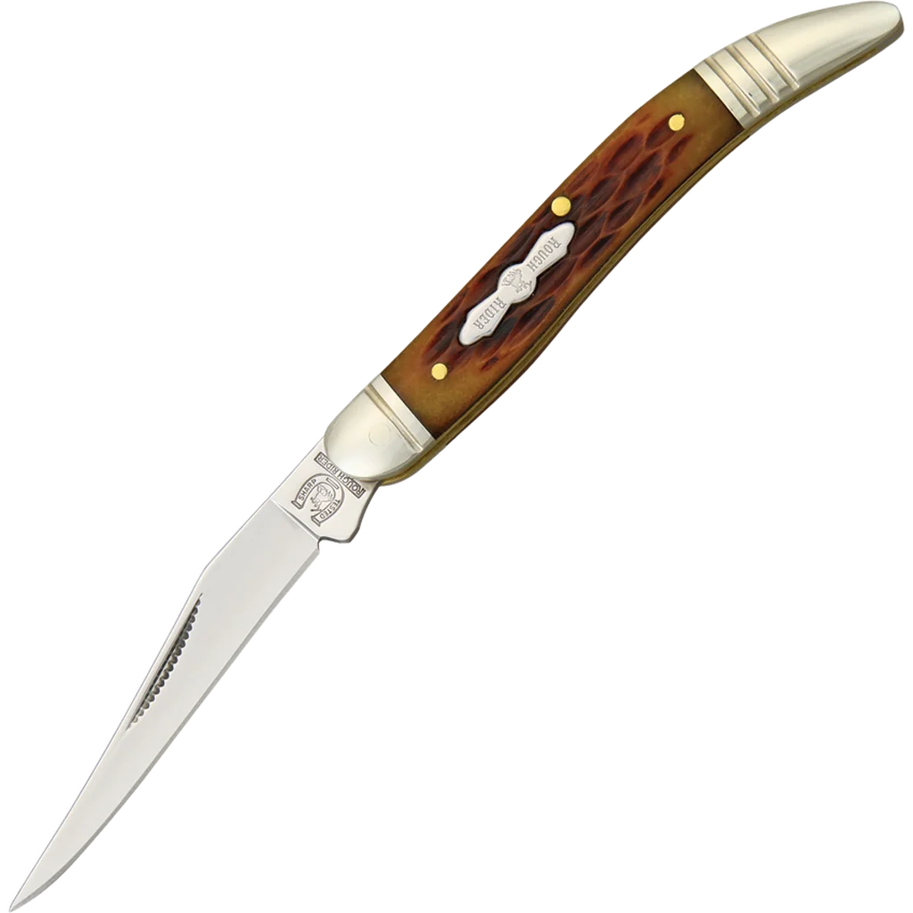 Rough Ryder Baby Toothpick Amber Bone