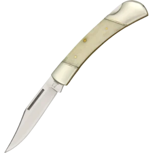 Rough Ryder Folding Hunter White Bone