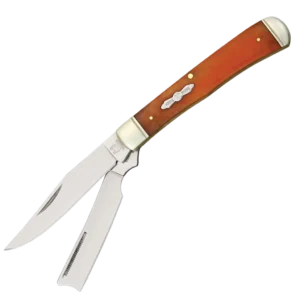 Rough Ryder Razor Trapper Orange Bone