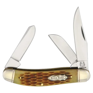 Rough Ryder Sowbelly Stockman Amber Bone
