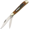 Rough Ryder Peanut Amber Bone Folding Knife