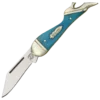 Rough Ryder Small Leg Knife Blue Bone