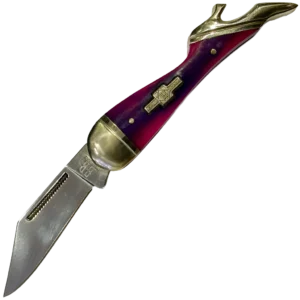 Rough Ryder Small Leg Knife Purple