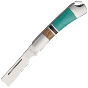 Rough Ryder Turquoise Mini Razor Folder