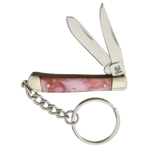 Rough Ryder Mini Trapper Keychain Pink