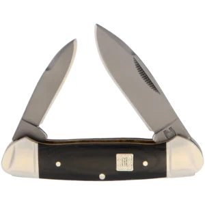 Rough Ryder Black G-10 Canoe - High Carbon