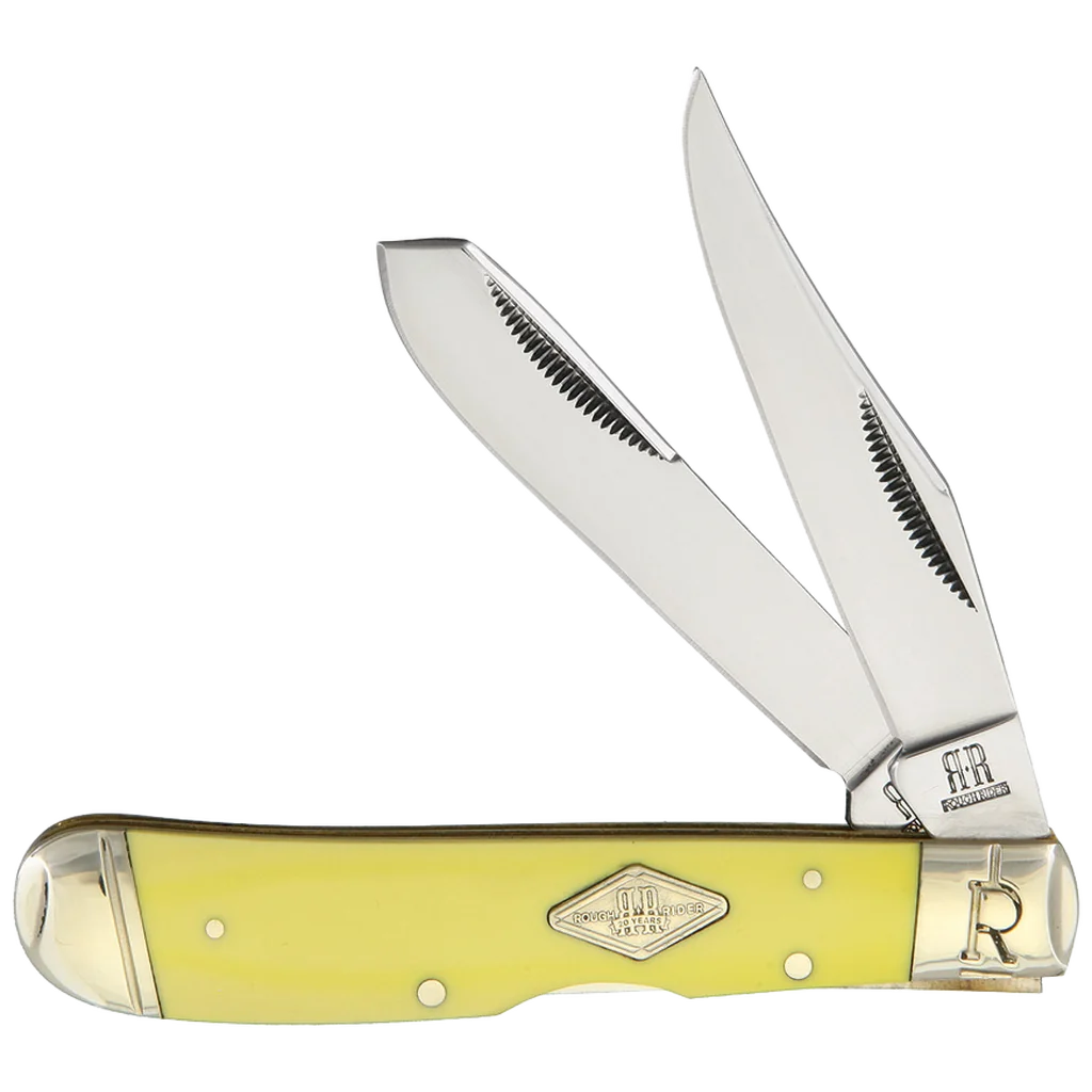 Rough Ryder Rough Rider Yellow Carbon Steel Mini Trapper