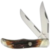 Rough Ryder Folding Hunter Brown Stag Bone