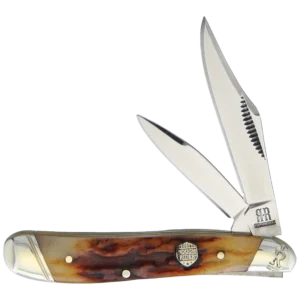 Rough Ryder Peanut Brown Stag Bone