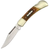 Rough Ryder Lockback - Amber Bone