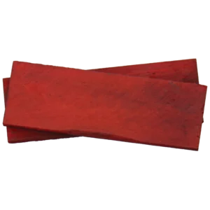 Rough Ryder Handle Scales Red Smooth Bone