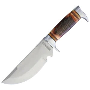 Rough Ryder Sawcut Bone Skinner Fixed Blade Knife