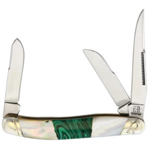 Rough Ryder Stoneworx Malachite and Pearl Stockman